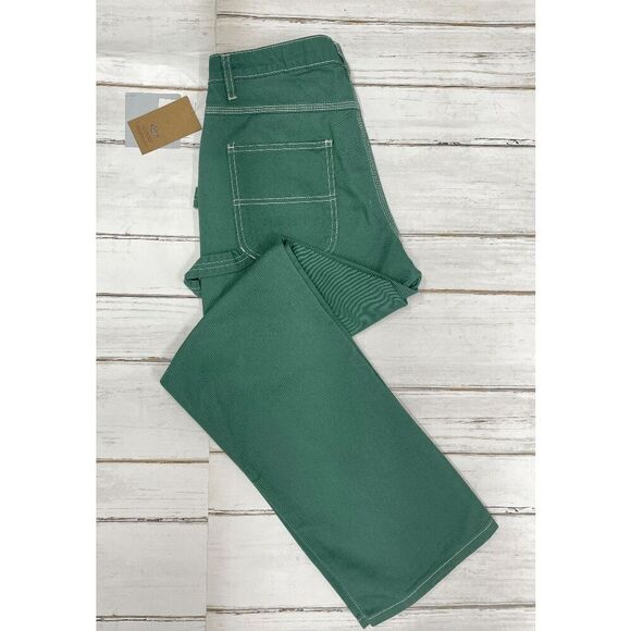 Dickies Juniors' Women's Carpenter Pants - Ivy Green 9/29 - Picture 3 of 6